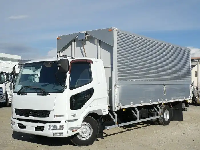 三菱 ファイター 中型/増トン ウイング パワーゲート ベッド の中古トラック【車両No.159218】