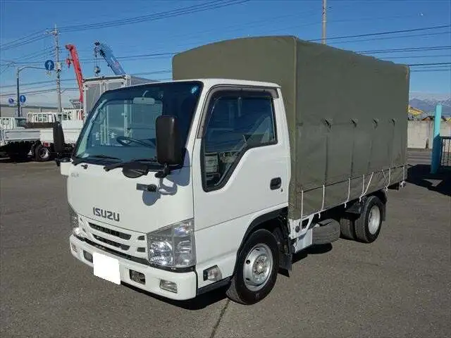 いすゞ エルフ 小型 平ボディ 幌 TRG-NJR85A の中古トラック【車両No.159185】