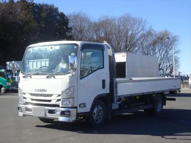いすゞ エルフ 小型 平ボディ 床鉄板 アルミブロック の中古トラック【車両No.159239】
