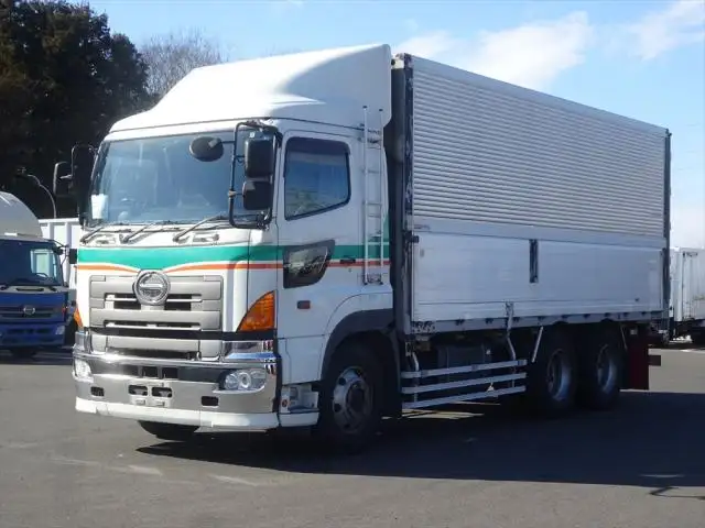 日野 プロフィア 大型 ウイング 床鉄板 ベッド の中古トラック【車両No.159240】