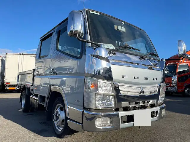 三菱 キャンター 小型 平ボディ Wキャブ 床鉄板 の中古トラック【車両No.159515】