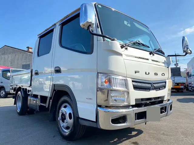 三菱 キャンター 小型 平ボディ Wキャブ 床鉄板 の中古トラック【車両No.159225】