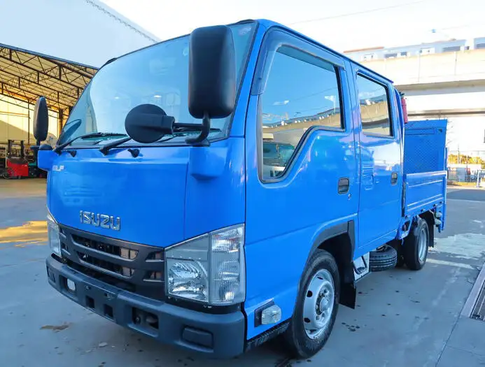 いすゞ エルフ 小型 平ボディ Wキャブ パワーゲート の中古トラック【車両No.159465】