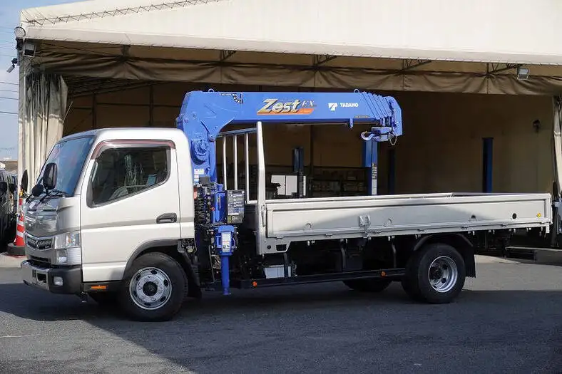 三菱 キャンター 小型 クレーン付 5段 ラジコン の中古トラック【車両No.159565】