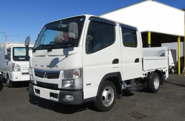 三菱 キャンター 小型 平ボディ Wキャブ パワーゲート の中古トラック【車両No.159617】