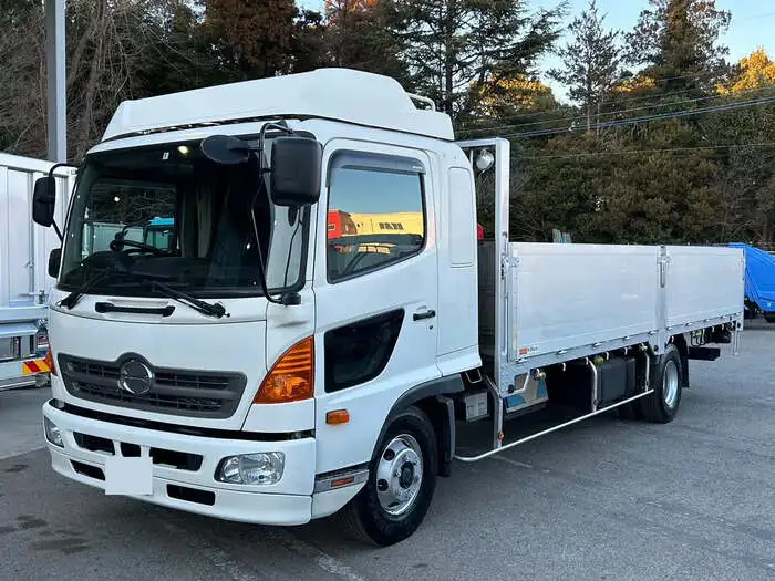 日野 レンジャー 中型/増トン 平ボディ 床鉄板 アルミブロック の中古トラック【車両No.159686】