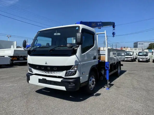 三菱 キャンター 小型 クレーン付 アルミブロック 4段 の中古トラック【車両No.159649】