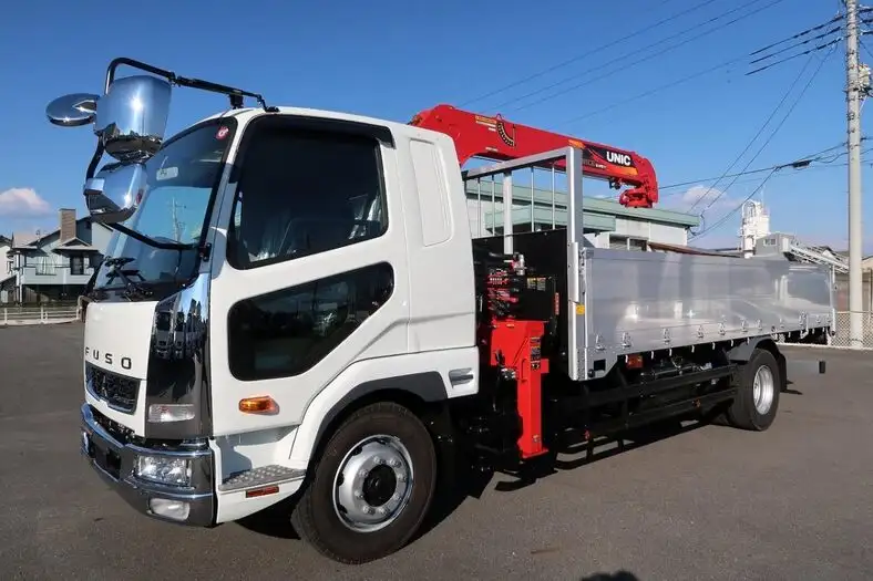 三菱 ファイター 中型/増トン クレーン付 アルミブロック 4段 の中古トラック【車両No.159740】