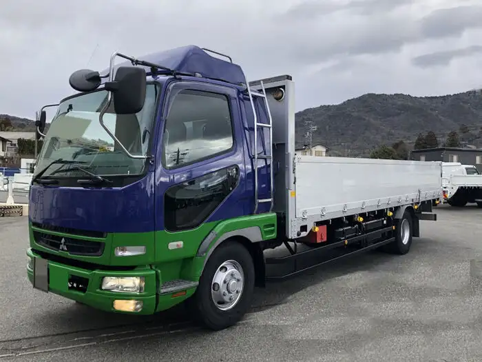 三菱 ファイター 中型/増トン 平ボディ 床鉄板 アルミブロック の中古トラック【車両No.159860】