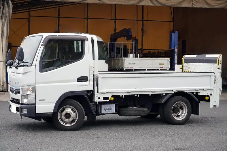 三菱 キャンター 小型 平ボディ パワーゲート 床鉄板 の中古トラック【車両No.159954】