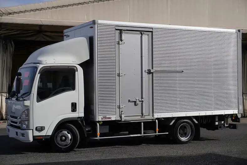 いすゞ エルフ 小型 アルミバン パワーゲート サイドドア の中古トラック【車両No.159938】