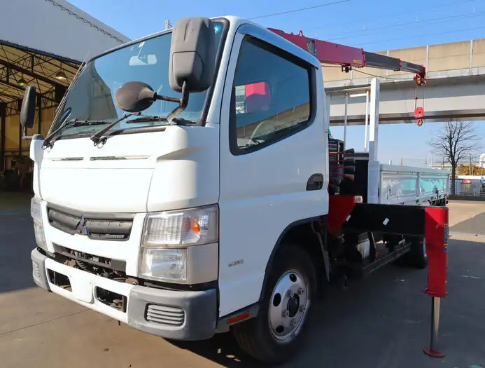 三菱 キャンター 小型 クレーン付 3段 ラジコン の中古トラック【車両No.159975】