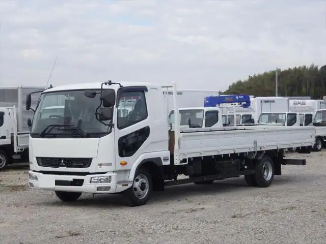 三菱 ファイター 中型/増トン 平ボディ ベッド 2KG-FK62F の中古トラック【車両No.160066】
