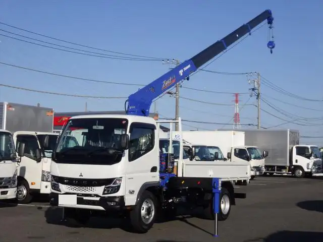 三菱 キャンター 小型 クレーン付 4段 ラジコン の中古トラック【車両No.160082】