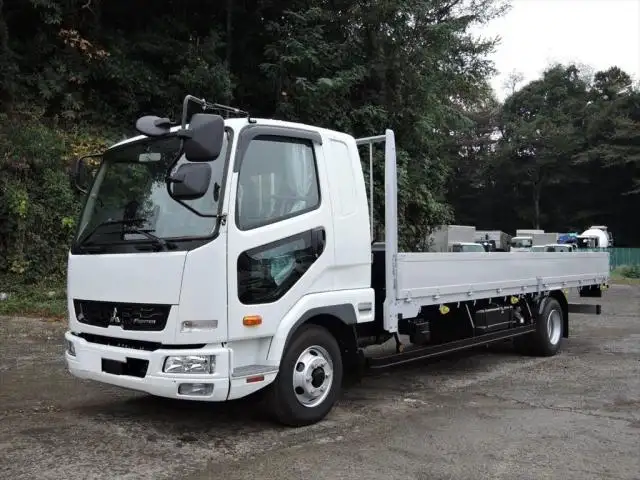三菱 ファイター 中型/増トン 平ボディ アルミブロック ベッド の中古トラック【車両No.160083】