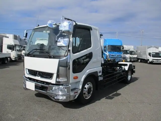 三菱 ファイター 中型/増トン アームロール ツインホイスト ベッド の中古トラック【車両No.160173】