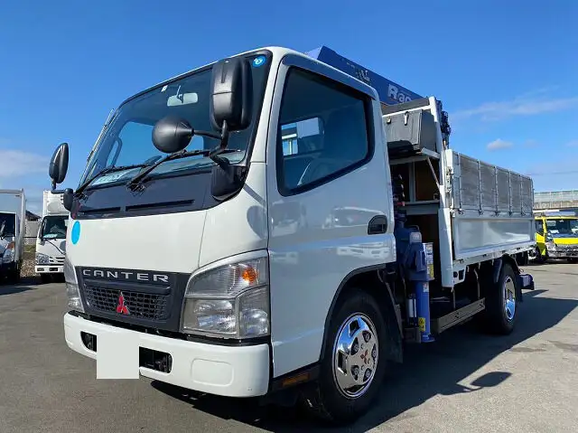 三菱 キャンター 小型 クレーン付 4段 ラジコン の中古トラック【車両No.160188】