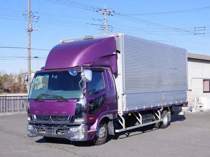 三菱 ファイター 中型/増トン ウイング ベッド TKG-FK61F の中古トラック【車両No.160322】