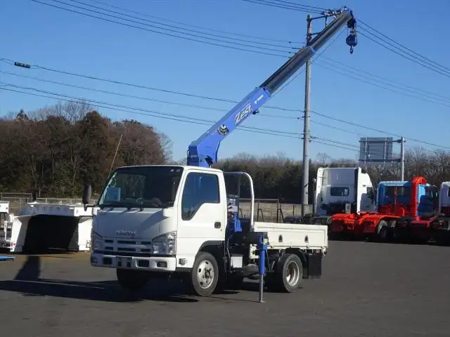 いすゞ エルフ 小型 クレーン付 3段 ラジコン の中古トラック【車両No.160340】