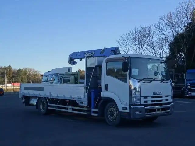 いすゞ フォワード 中型/増トン クレーン付 床鉄板 アルミブロック の中古トラック【車両No.160343】