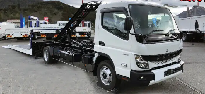 三菱 キャンター 小型 車両重機運搬 ラジコン ウインチ の中古トラック【車両No.160271】