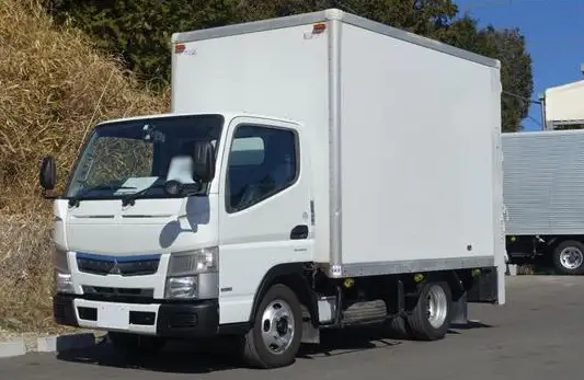 三菱 キャンター 小型 アルミバン パワーゲート 床鉄板 の中古トラック【車両No.160469】