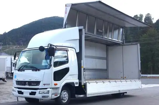 三菱 ファイター 中型/増トン ウイング エアサス ベッド の中古トラック【車両No.160491】