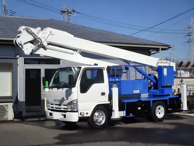 いすゞ エルフ 小型 高所・建柱車 高所作業車 SKG-NKR85YN の中古トラック【車両No.160182】