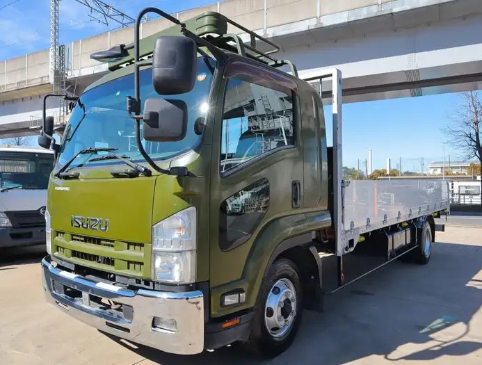 いすゞ フォワード 中型/増トン 平ボディ アルミブロック ベッド の中古トラック【車両No.160605】