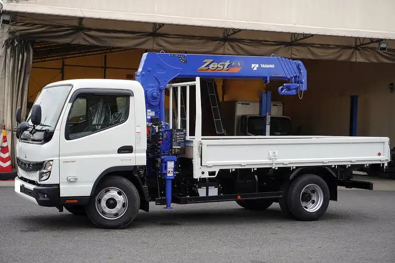 三菱 キャンター 小型 クレーン付 5段 ラジコン の中古トラック【車両No.160703】