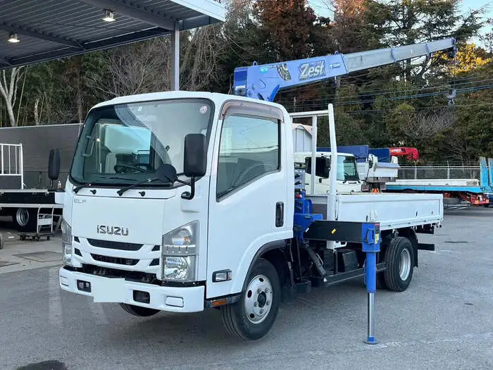 いすゞ エルフ 小型 クレーン付 4段 ラジコン の中古トラック【車両No.160788】