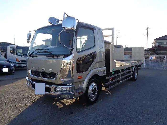 三菱 ファイター 中型/増トン 車両重機運搬 ウインチ ベッド の中古トラック【車両No.160780】