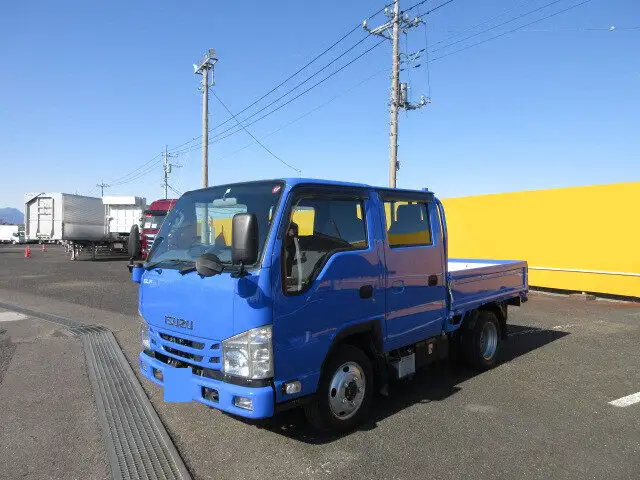 いすゞ エルフ 小型 平ボディ Wキャブ 床鉄板 の中古トラック【車両No.160976】