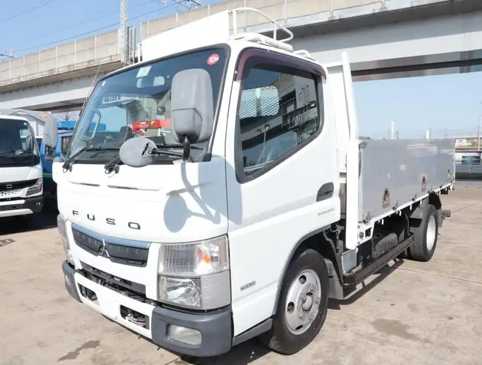 三菱 キャンター 小型 平ボディ 床鉄板 アルミブロック の中古トラック【車両No.160946】