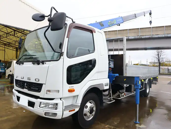 三菱 ファイター 中型/増トン クレーン付 アルミブロック 4段 の中古トラック【車両No.160891】