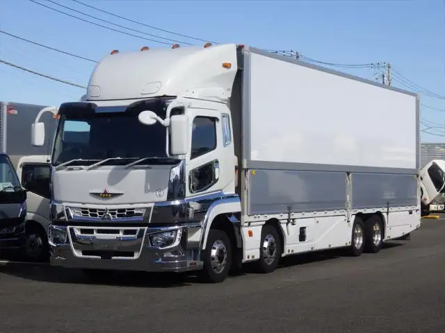 三菱 スーパーグレート 大型 ウイング エアサス ベッド の中古トラック【車両No.161095】