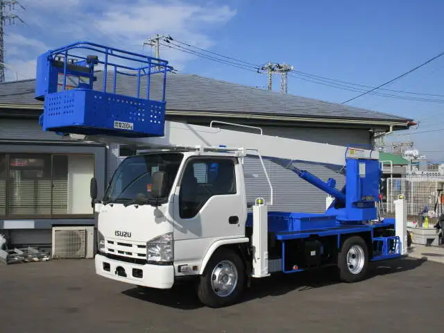 いすゞ エルフ 小型 高所・建柱車 高所作業車 SKG-NKR85YN の中古トラック【車両No.160939】