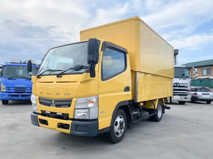三菱 キャンター 小型 アルミバン リンボー センターローラー の中古トラック【車両No.161350】