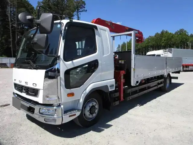 三菱 ファイター 中型/増トン クレーン付 アルミブロック 4段 の中古トラック【車両No.161460】