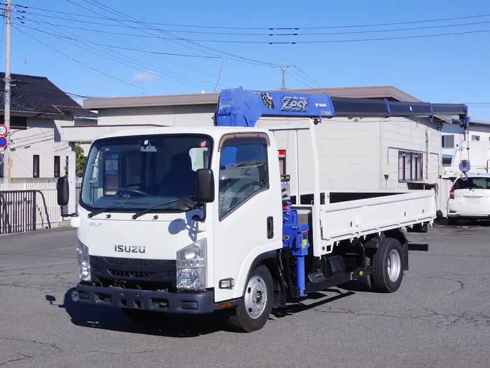 いすゞ エルフ 小型 クレーン付 4段 ラジコン の中古トラック【車両No.161483】