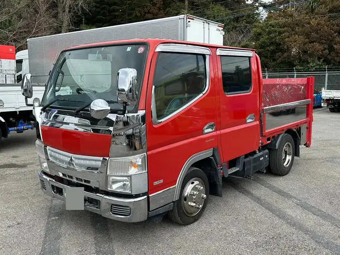 三菱 キャンター 小型 平ボディ Wキャブ パワーゲート の中古トラック【車両No.161507】