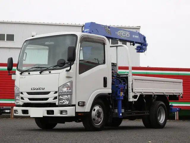 いすゞ エルフ 小型 クレーン付 4段 ラジコン の中古トラック【車両No.161629】