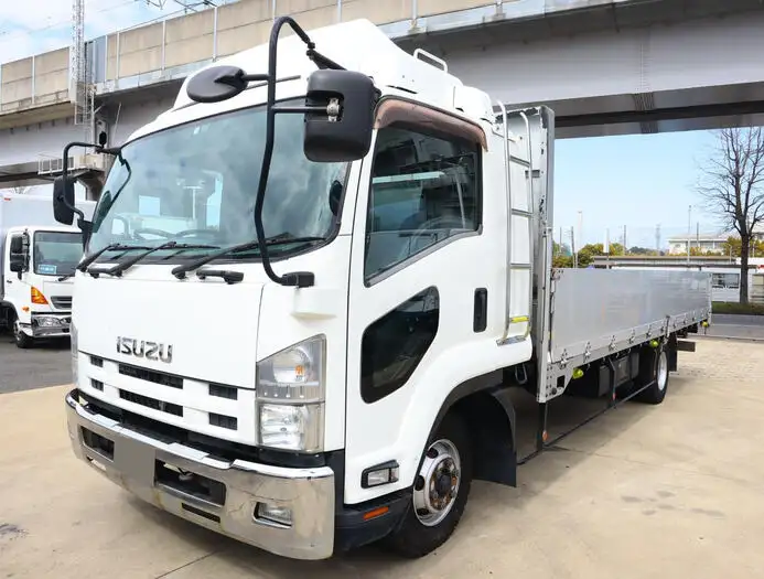 いすゞ フォワード 中型/増トン 平ボディ アルミブロック ベッド の中古トラック【車両No.161738】