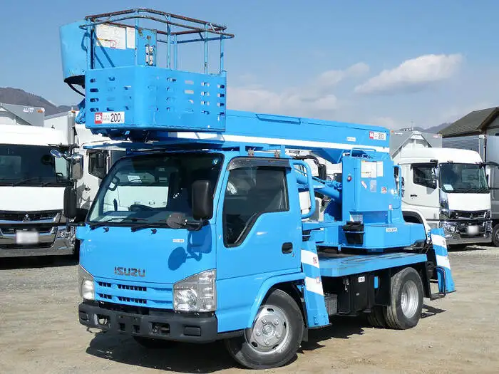 いすゞ エルフ 小型 高所・建柱車 高所作業車 BDG-NKR85N の中古トラック【車両No.161757】