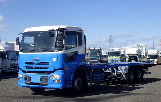 日産UD クオン 大型 平ボディ ハイルーフ エアサス の中古トラック【車両No.161883】