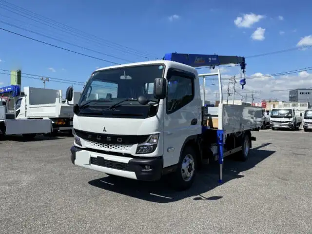 三菱 キャンター 小型 クレーン付 アルミブロック 4段 の中古トラック【車両No.161898】