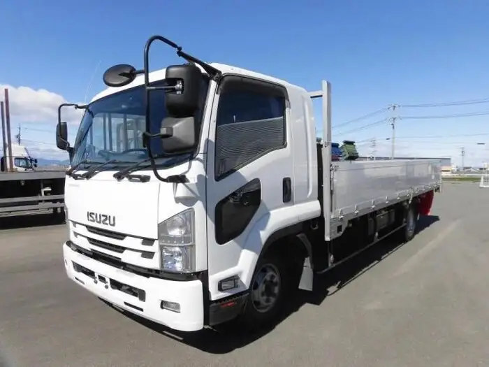 いすゞ フォワード 中型/増トン 平ボディ アルミブロック ベッド の中古トラック【車両No.161859】