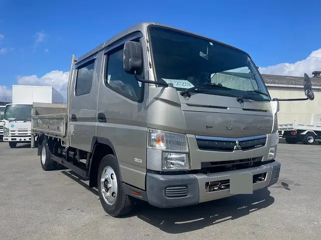 三菱 キャンター 小型 平ボディ Wキャブ パワーゲート の中古トラック【車両No.161845】