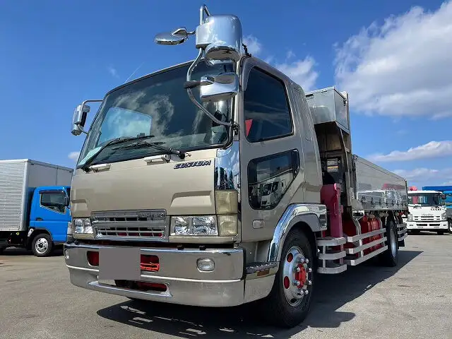 三菱 ファイター 中型/増トン クレーン付 アルミブロック 4段 の中古トラック【車両No.162009】