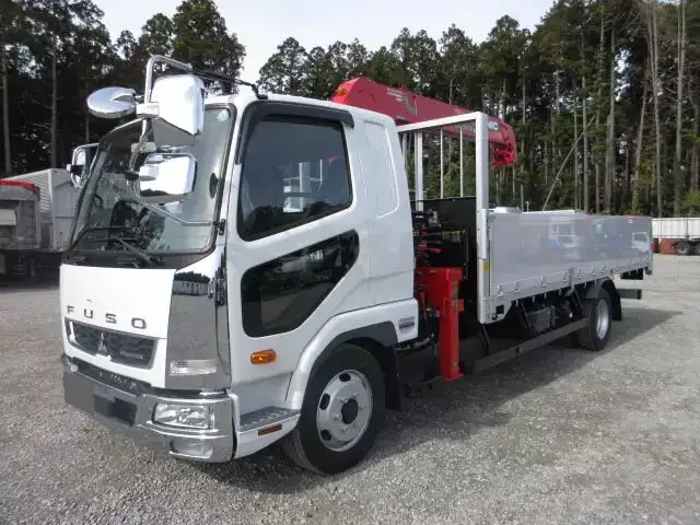 三菱 ファイター 中型/増トン クレーン付 アルミブロック 4段 の中古トラック【車両No.162140】